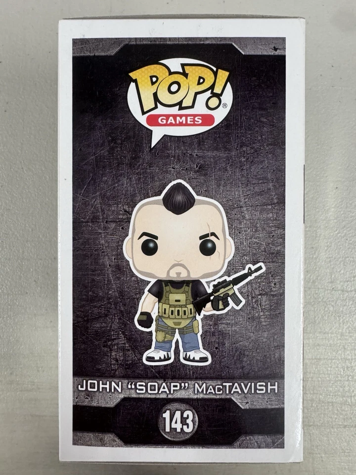 John “Soap” MacTavish 143 ~ Call of Duty ~ Funko Pop Vinyl + FREE POP PROTECTOR - image 4 of 4