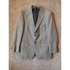 Stafford Essentials Mens Blazer Sport Coat Classic Fit Houndstooth Tan Black
