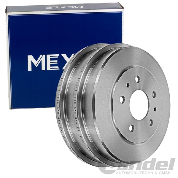 2X Meyle 228Mm Bremstrommeln Hinten Passend FÜR Ford Focus Links+Rechts | 715-image