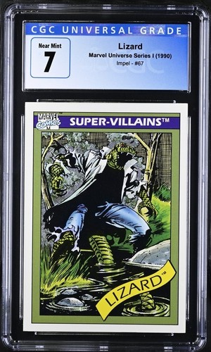 Lizard # 67 CGC 7 Marvel Universe Series 1 - (Impel 1990)