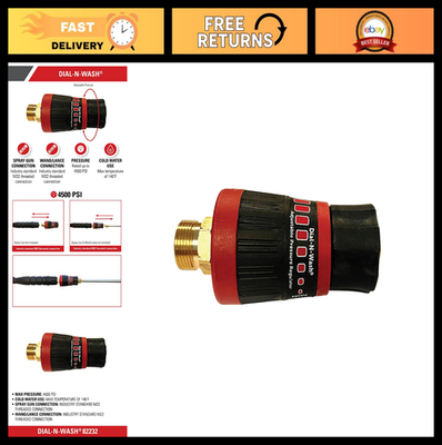 #ad Adjustable Pressure Regulator 4500 PSI for Gas Electric Pressure Washers M22 Qu $49.99