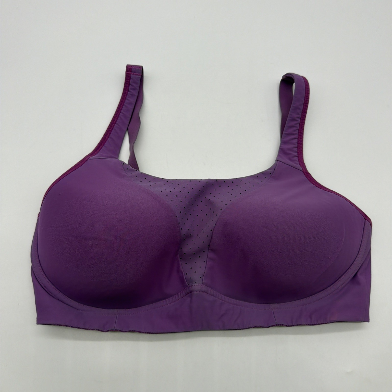 Lululemon Sport Bra Women Size 34DD Purple Logo .#45341
