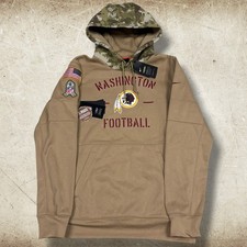Nike Washington Redskins Hoodie Men’s Size S Football Team NFL Salute to Service