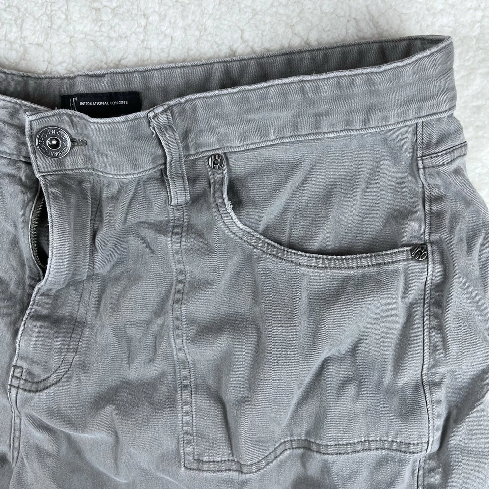 INC International Concepts Macys Hombres Cintura 36 Gris Bermudas Pantalones Cortos Bolsillo con Cremallera Foto 4 de 4