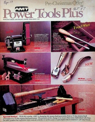 Vtg 1989 AMT Power Tools Plus Catalog (32 Pgs.)