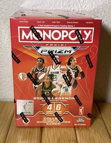 2024 PANINI PRIZM MONOPOLY WNBA BLASTER BOX CAITLIN CLARK ROOKIE IN HAND