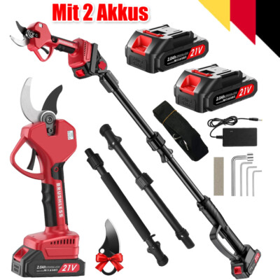 50mm Akku-Astschere Gartenschere Teleskop Astsäge Stschneider für Makita21V Akku