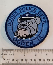OBSOLETE Ogden IA Iowa Police Dept Department Patch