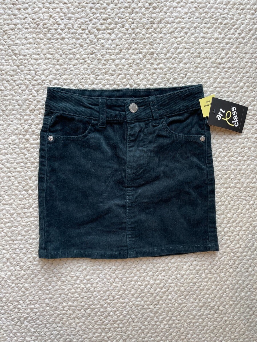 Art Class Girls Adventure Teal Mini Skirt Size S 6/6X Kids