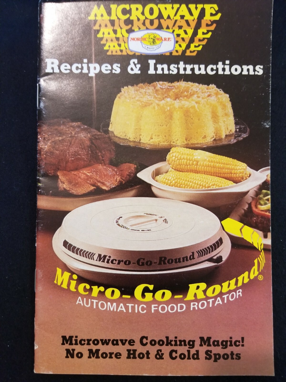 Nordic Ware Booklet Microwave Micro Go Round Recipes Instructions Auto