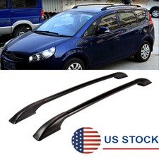 51.1 Refit Car Roof Luggage Rack Side Bars Rails Top Perforation-free Trim Usa