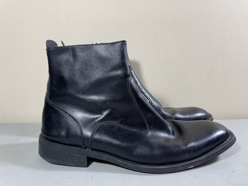 ZIP CHUKKA ANKLE BOOTS SIZE 