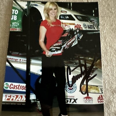 Courtney Force Signed 4x6 photo Autograph Force Racing | eBay
