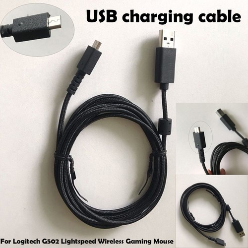 USB Aufladen Kabel Data Line für Logitech G502 Lightspeed Kabellos Gaming Mouse - Bild 2 von 5