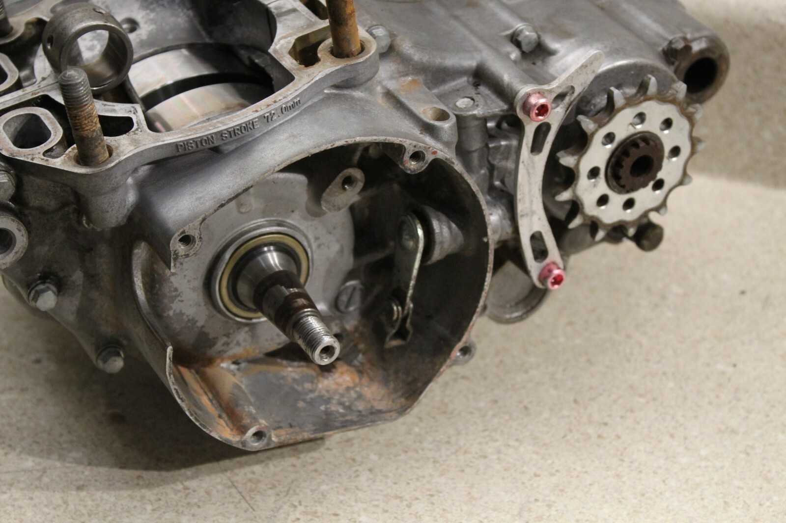 2002 Suzuki RM250 Bottom End Motor Assembly Left Right Crankcase 3247