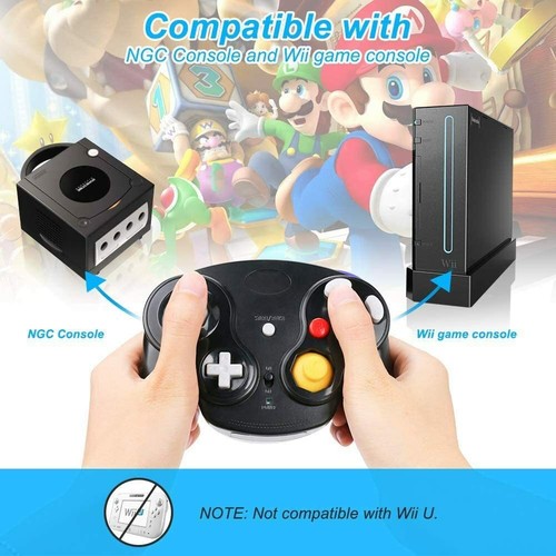 2 Packs 2.4G Wireless NGC Controller Gamepad with Adapter for Nintendo Gamecube - Picture 4 of 18