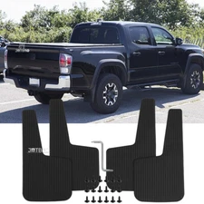4XMud Flaps Splash Guard Mudguards Fender Protector Rubber For Toyota Tacoma TRD