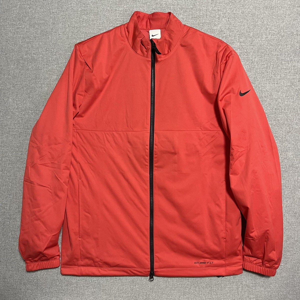 Men's Nike Jacket Golf Sz M Storm-Fit Victory Track Red Zip DA2867