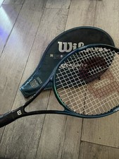 Wilson Graphite Legacy 8.5 si 110 Tennis Racket 4 1/4 L2 Head Cover Case Racquet