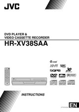 JVC HR-XV38SAA VCR Owners Instruction Manual Reprint