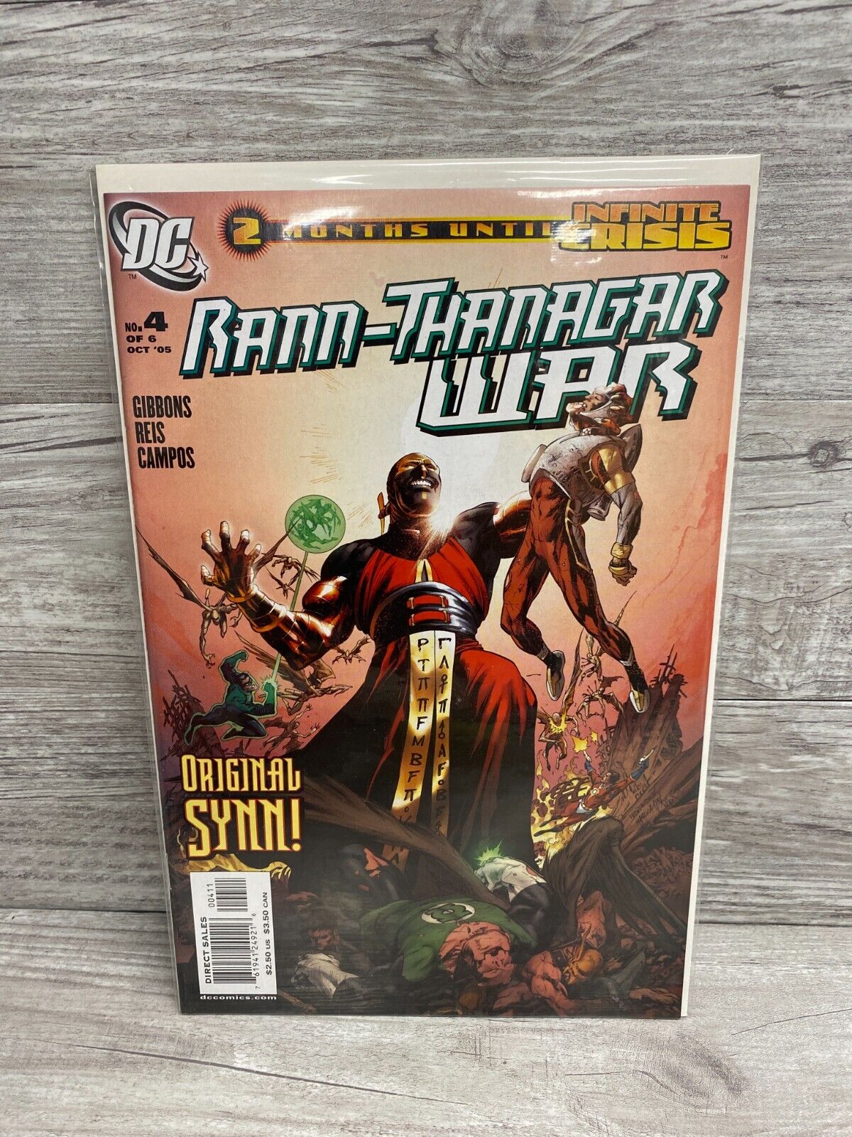 DC Comics Rann-Thanagar War #4 Modern Age October 2005 Original Synn Comic Book