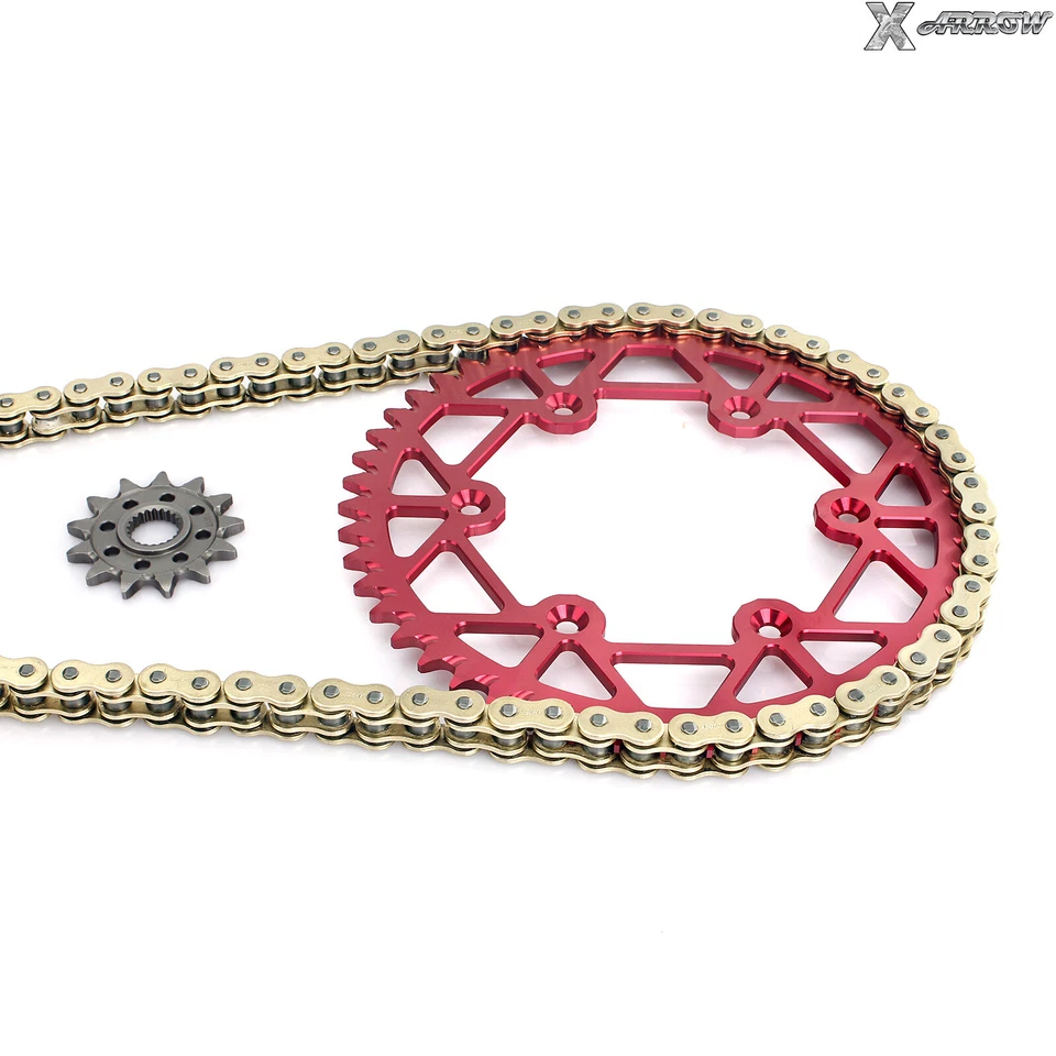 Juego de 520 piñones traseros de cadena delanteros para Honda CRF250R 2004-2019 CRF250X 2004-2017 Foto 3 de 4