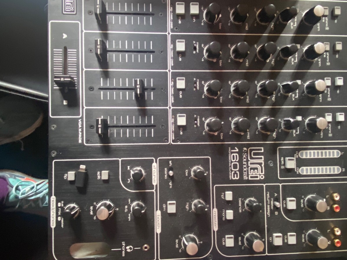 Dj mixer Urei 1603. Mesa de mezclas Urei 1603. Como nuevo | eBay