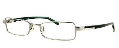 New PRADA VPR61G 1AP-1O1 50mm Silver Green Eyeglasses Frames New PRADA VPR61G 1AP-1O1 50mm Silver Green Eyeglasses Frames