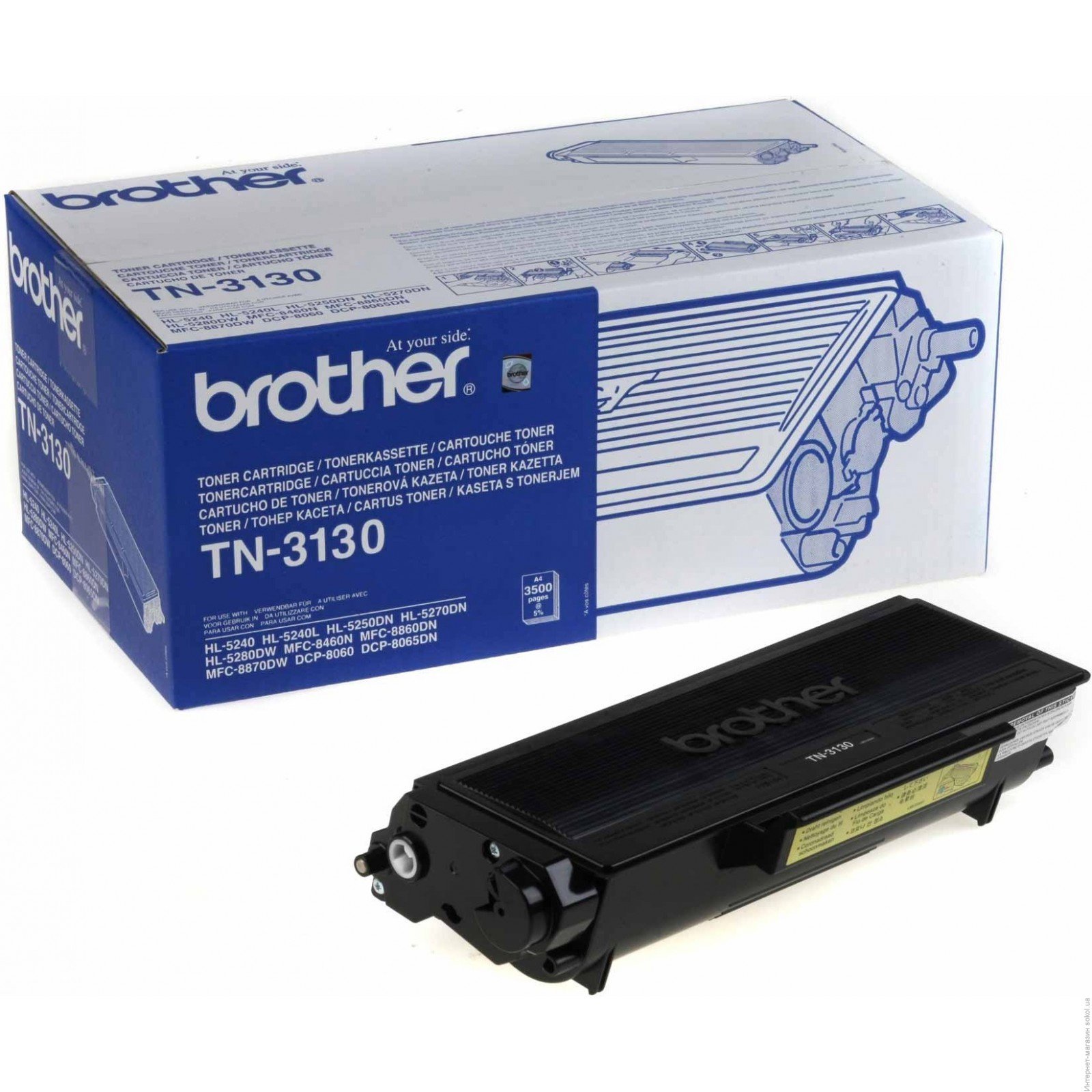 Toner Brother TN-3130 tn3130 tn-3170 encre noire haute autonomie 3500 pages