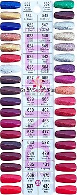 Dnd Nail Gel Color Chart