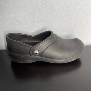 Crocs Zapato de trabajo enfermera Negro Dual Comodidad Zuecos para mujer  Talla 8 | eBay