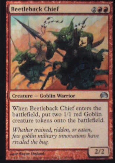 Beetleback Chief - Planechase 2012: #40, Magic: The Gathering Nm R235