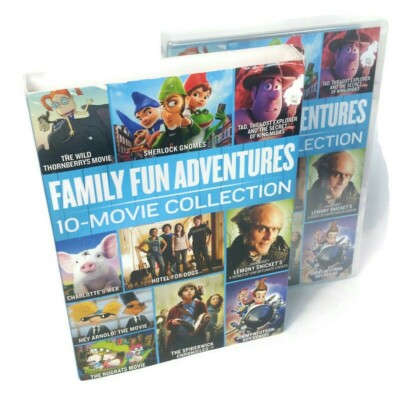 Family Fun Adventures 10 Movie Collection NEW SEALED DVD With