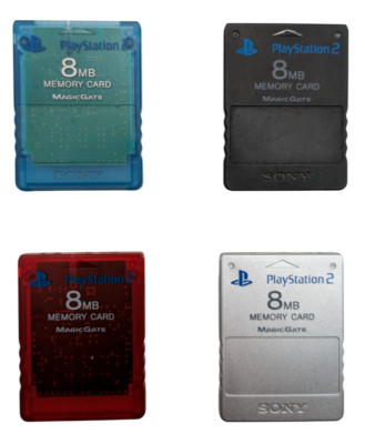 Original Sony PlayStation 2 Memory Card 8MB - PS2 - Farbauswahl - guter Zustand!