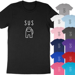 Among Us Sus Imposter Suspicious Crewmate Funny Video Game Meme Gift T Shirt Tee Ebay