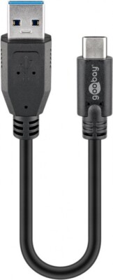 Sync & Charge Super Speed USB-C  auf USB A 3.0 Ladekabel 0,15m