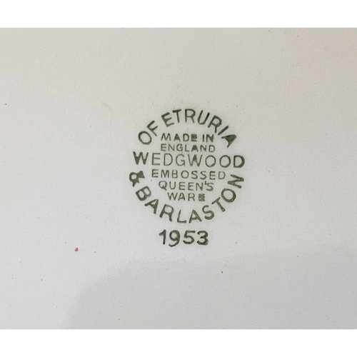 HRH Duke of Edinburgh Wedgwood Embossed Queen's Ware Ceramic Box 1953 - Picture 9 of 10