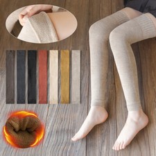 Thicken Lengthen Woolen Socks Leg Sleeves Long Tube Over Knee Women Winter War