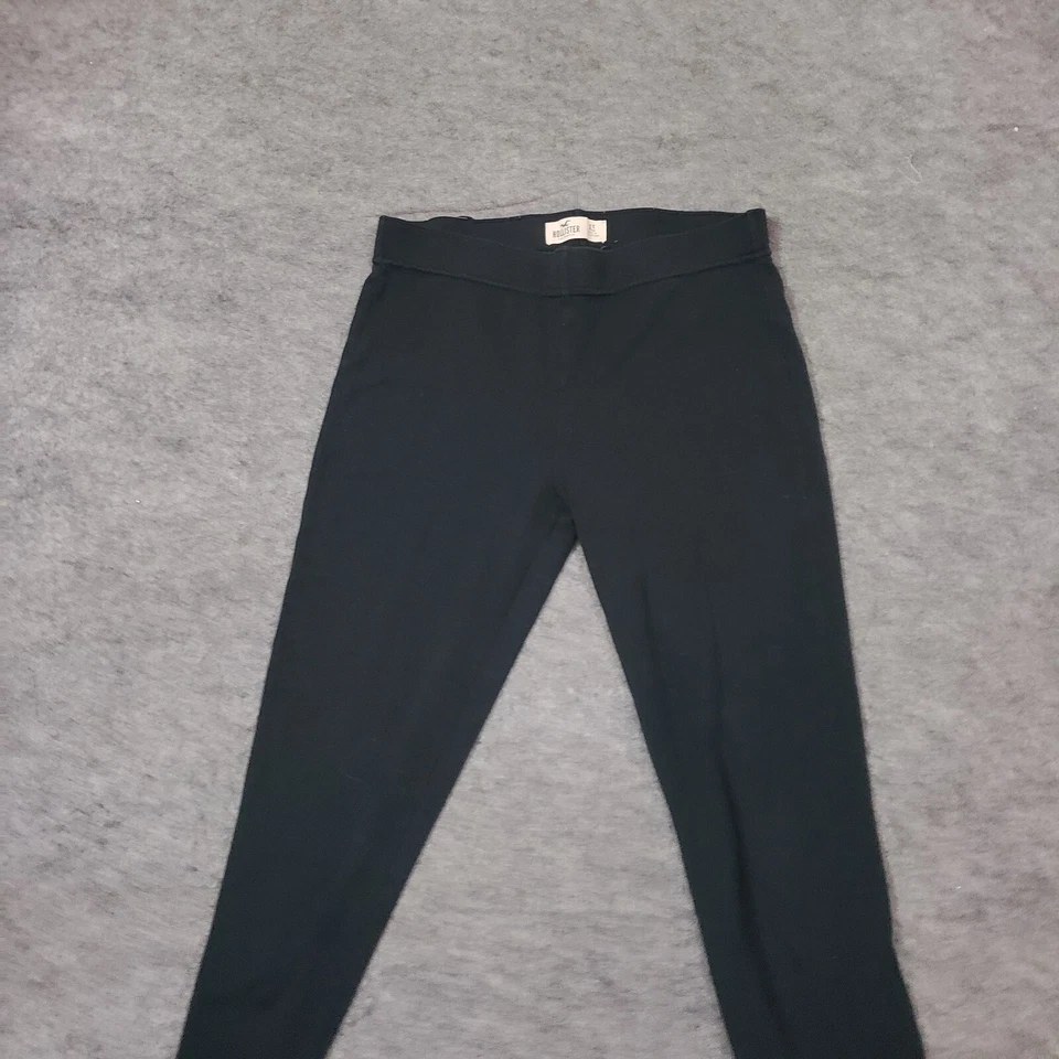 Hollister Leggings Women XS Black Pants Skinny Mid Rise Basic Casual 24x26 - Image 3 of 4