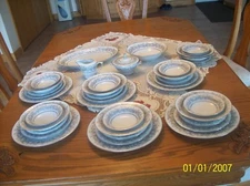 Florentine By Sango China 40 Piece Grouping Of Vintage Porcelain China