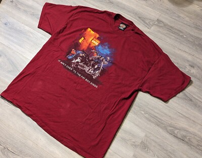 Harley-Davidson It Ain't Over Til the Fat Boy Sings T-Shirt 2001