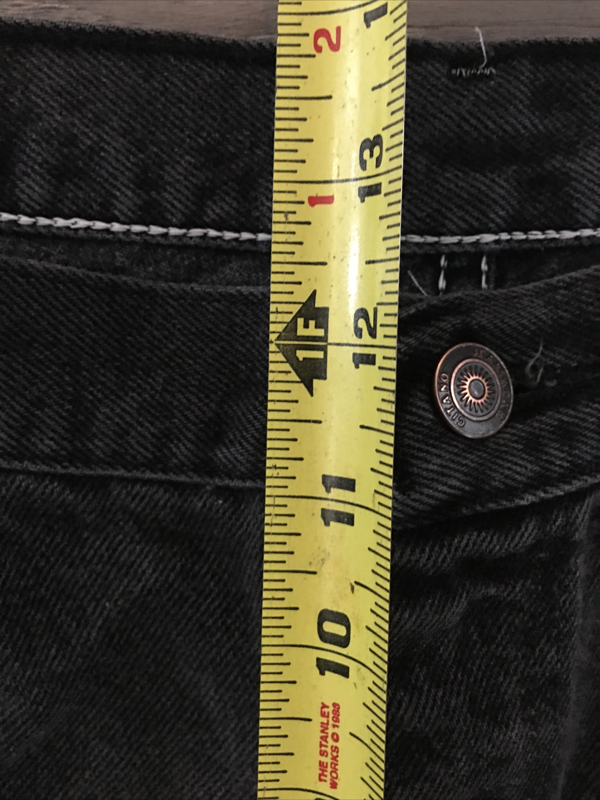 Gitano Brand Jeans, Size 34 X 31, Black 