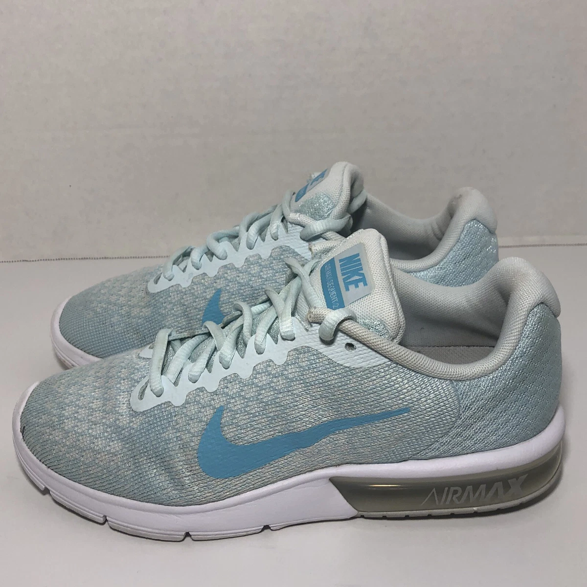 Nike Air Max Sequent 2 Womens 852465 014 Glacier Blue Running