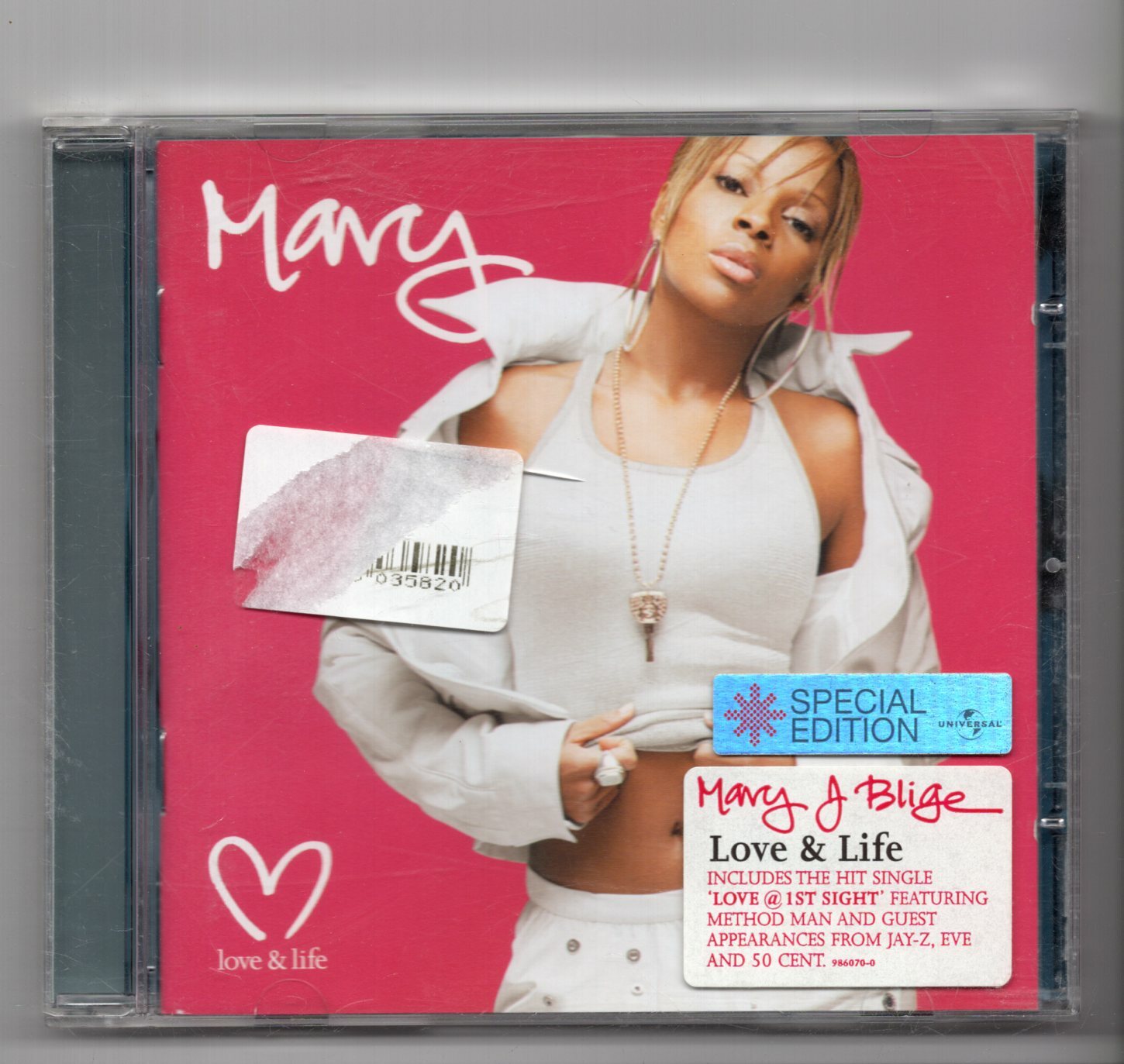 (JU264) Mary J Blige, Love & Life - 2003 CD