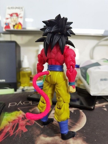 New In-stock SHF Super Saiyan 4 Son Goku SH Dragon Ball GT Acion Figure Box Set - Picture 9 of 15