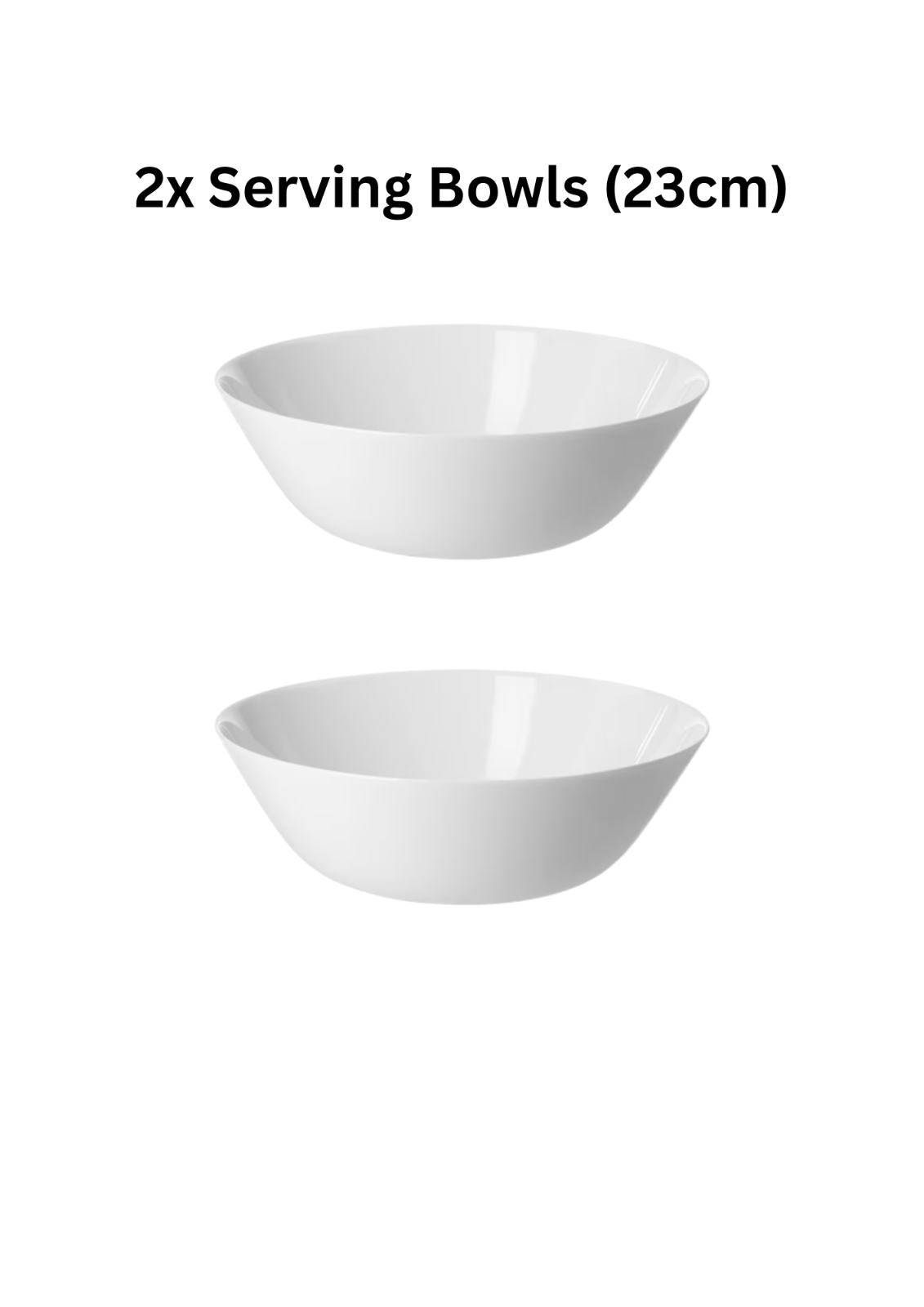 4 x White Dinner Plates Bowls Side Sandwich Dessert Cereal Crockery