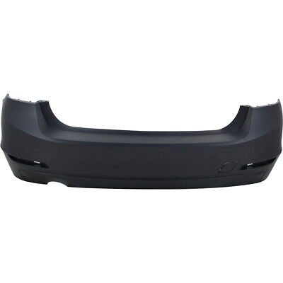 Rear Bumper Cover For 2012-2015 BMW 320i Sedan Standard Type Primed Plastic