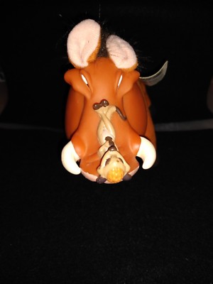 Disney Store The Lion King Pumbaa  Plush Toy Doll 8'' Warthog