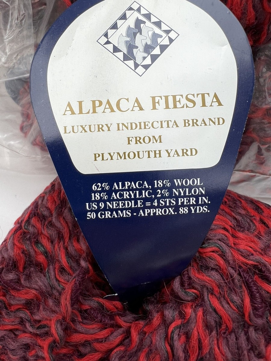 Lot De 11 Pelotes De Laine Plymouth Alpaca Boucle - Orange, Luxe 50g