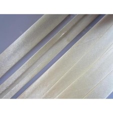 10 metres bias binding cream satin trim 1.5cm lace elegant BA 050
